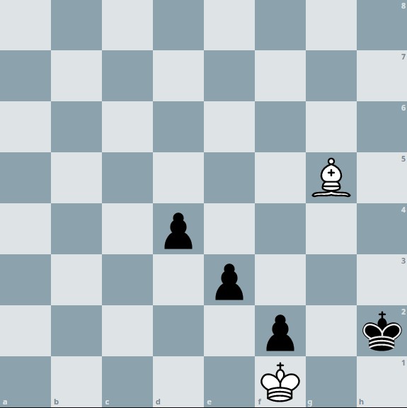 Bishop Holds Back the Pawns
