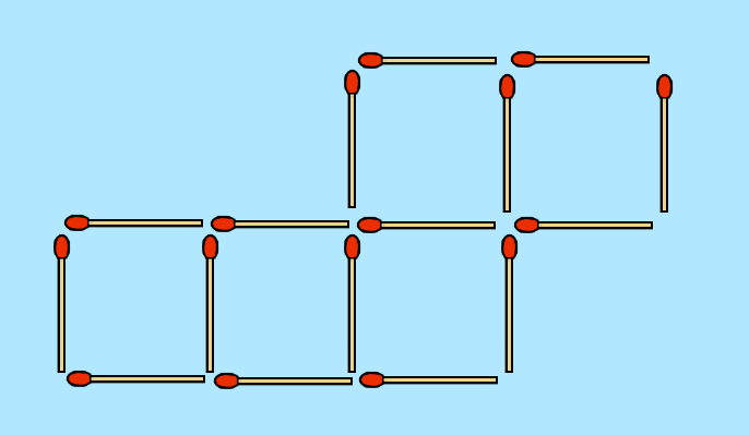 Four Squares Match Puzzle